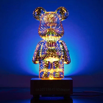 Bear FireWork Lamp