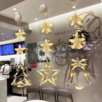 Christmas 3pcs LED Light Stars