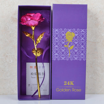 Personalized Gold Foil Rose