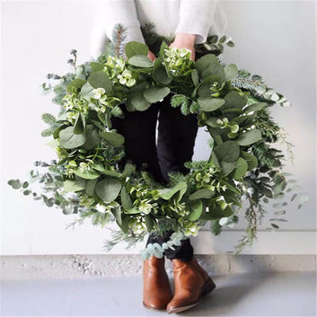 Artificial Wreath Hanging Flowers