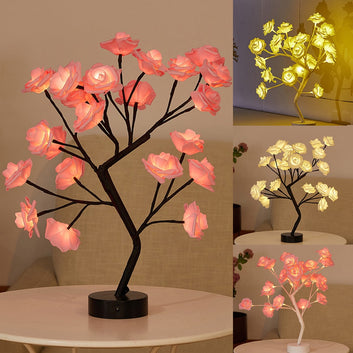 Rose Flower Tree Led Lamp