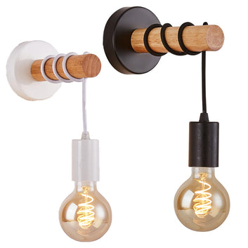 Wooden Wall Lamp