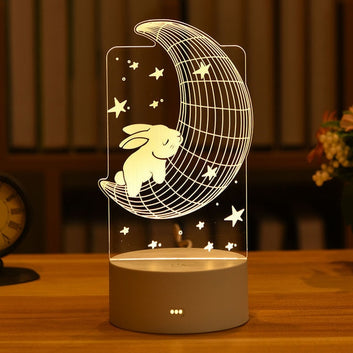 3D Acrylic LED Lamp